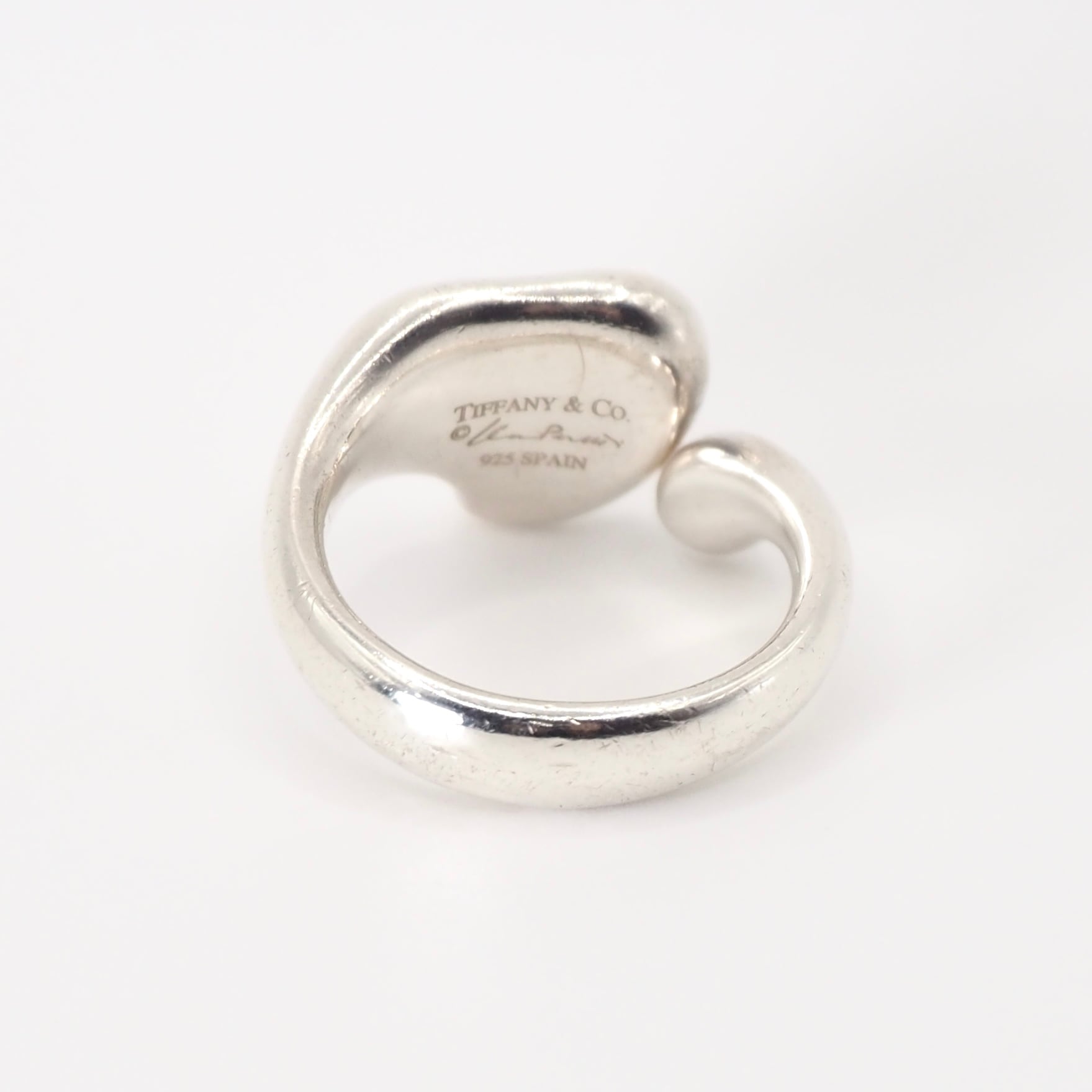 Tiffany&Co. 約8号 フルハート 1Pダイヤリング シルバー925 ダイヤ
