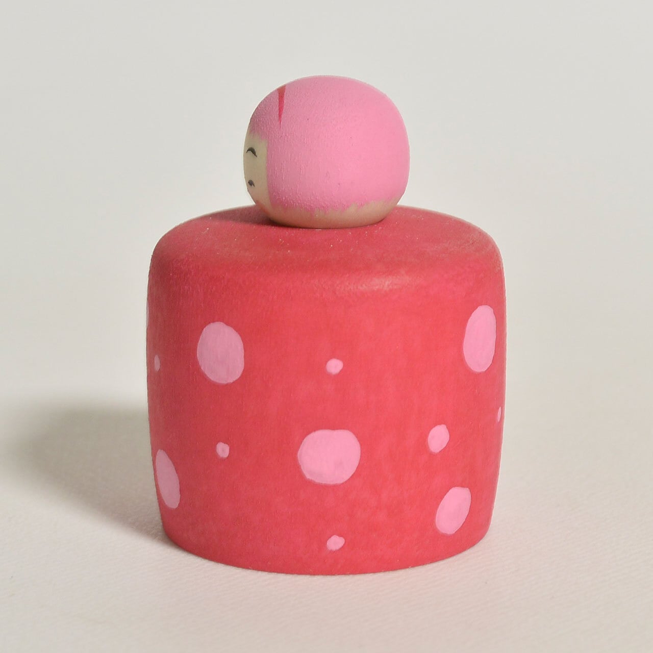 ドットちゃんえじここけし 約1.5寸 約4.5cm 鈴木明 工人（作並系