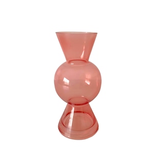 Clear Pink Bubble Vase フラワーベース 花瓶