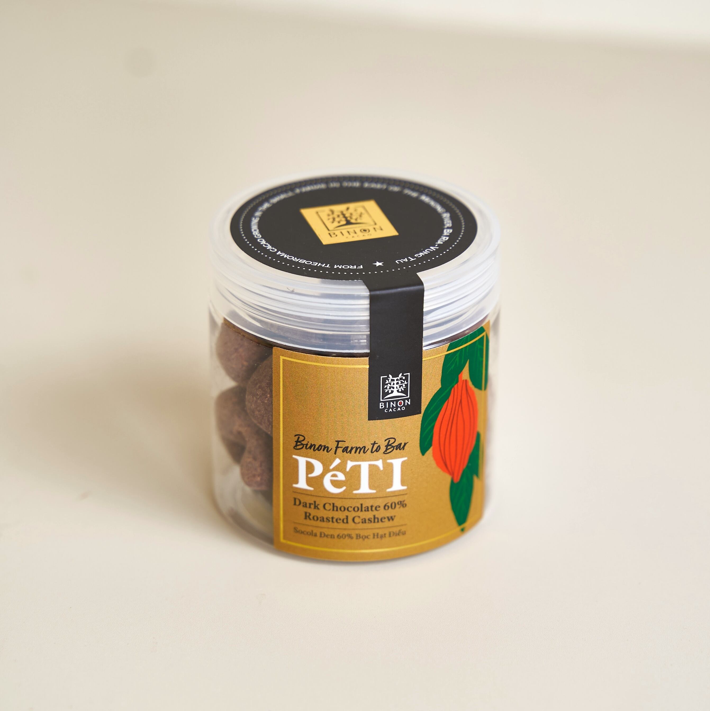 BINON ファームトゥバー  Peti ダークチョコ ＆ カシュー (大）180g