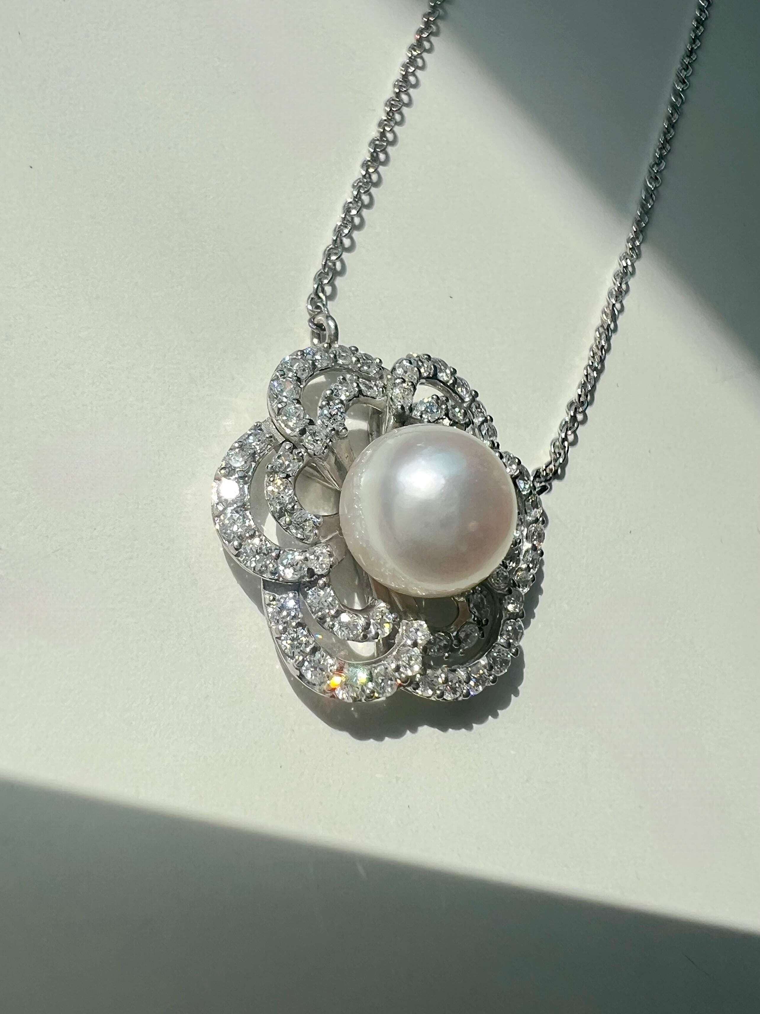 デイジー ネックレス（パール） | GEM QUEEN