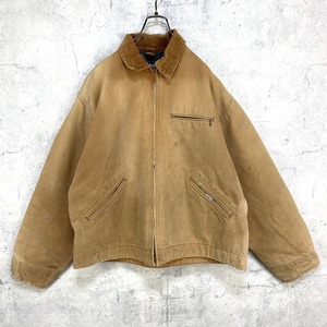 90's カーハート ダックジャケット 襟コーデュロイ 裏チェック