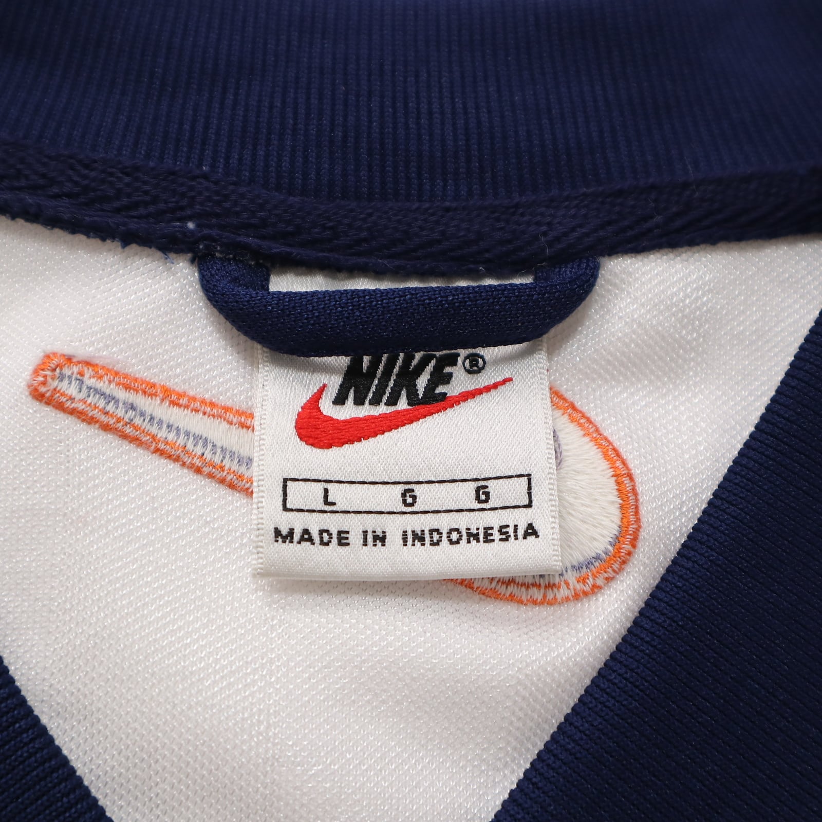 90s vintage NIKE USA製 サッカー ゲームシャツ 白タグ銀タグ