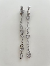 チェーンビジュー( ピアス / イヤリング)