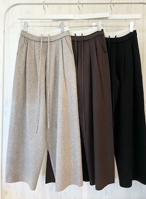 ルスポレ ニットピンタックパンツ