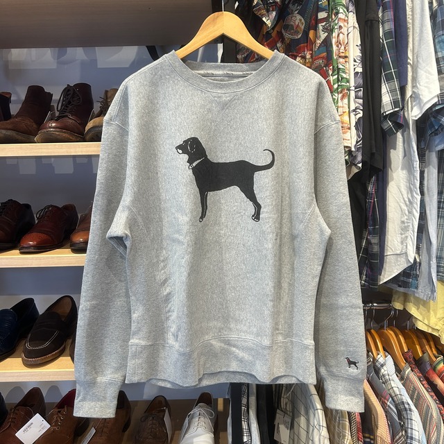THE BLACK DOG SWEAT SHIRT GRAY
