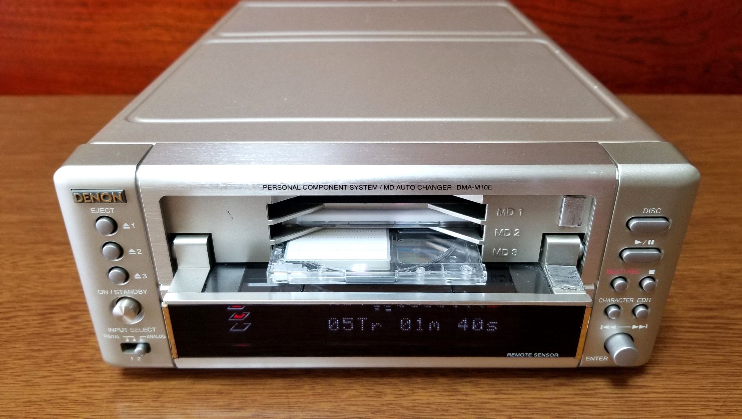 完動品 DENON MDオートチェンジャーデッキ DMA-M10E MDオートチェンジャーデッキ DENON DMA-M10E 完動品・動作保証 | MTR