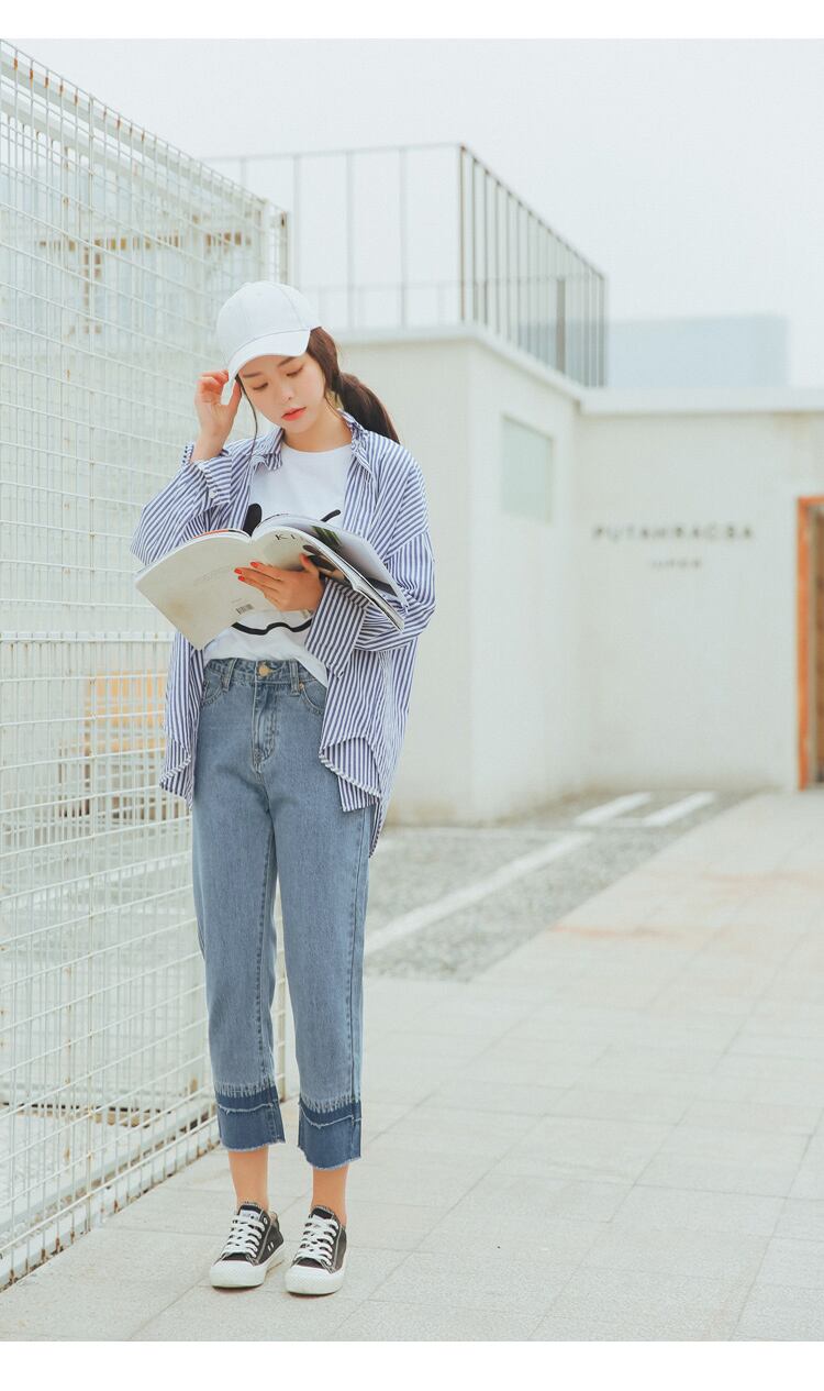 幅広ワイドパンツ