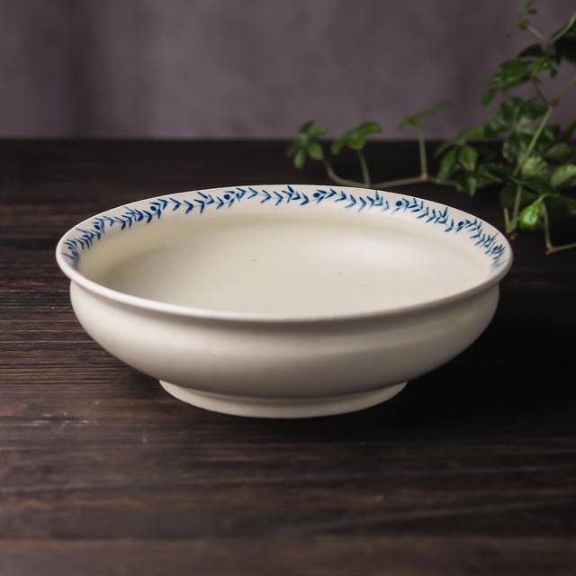 ６寸リム平鉢／ichi（浅鉢・リムボウル・カレー皿）