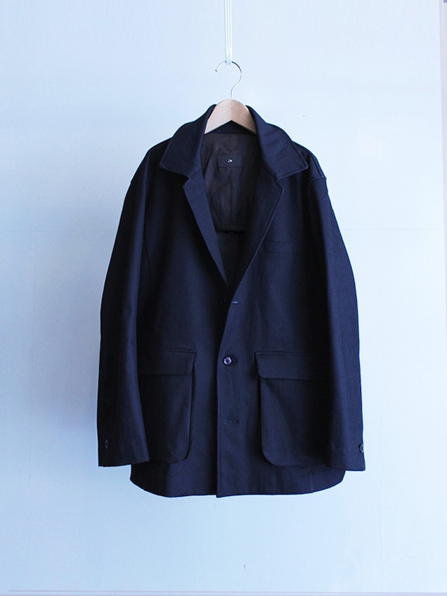 Garage.U.W NT-DENIM CVA JOURNALIST JACKET NAVY LINING