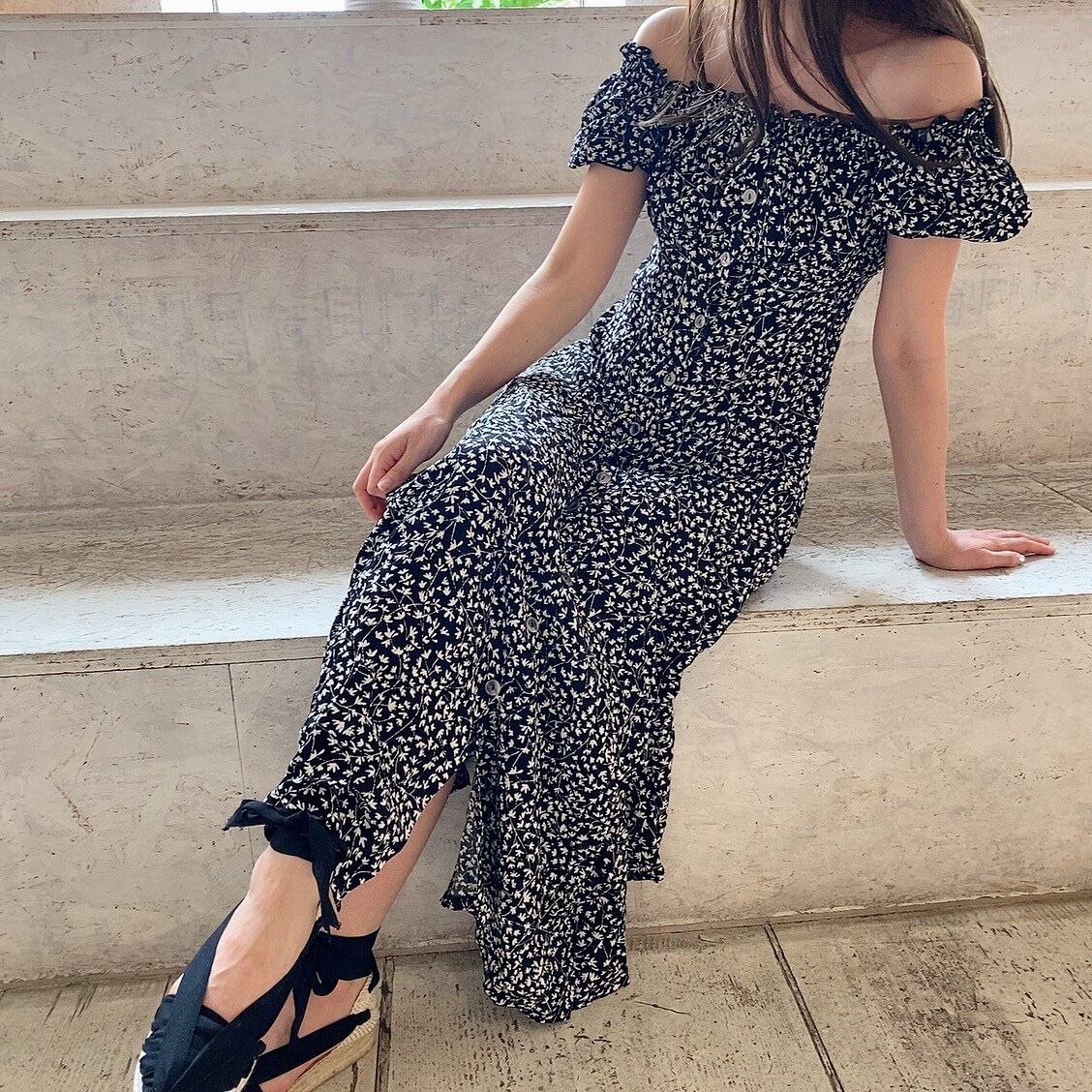 Ange onepiece / black (6月中旬頃発送予定)