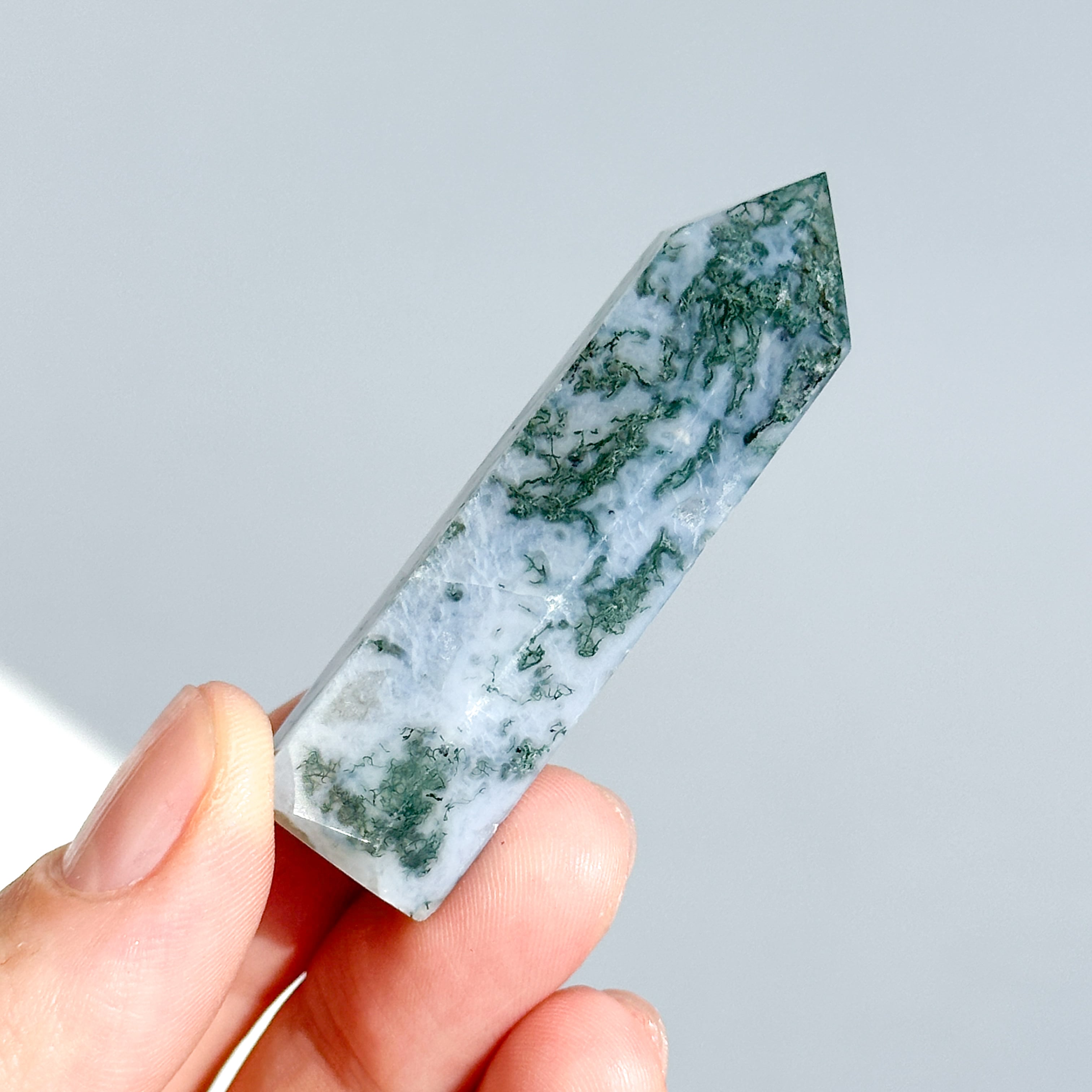 モスアゲート タワー11◇ Moss Agate ◇天然石・鉱物・パワーストーン