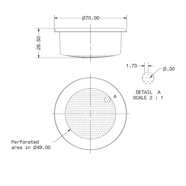 フィルターバスケット ● IMS Competition B70 E61 Marzocco Rocket ECM エスプレッソフィルター