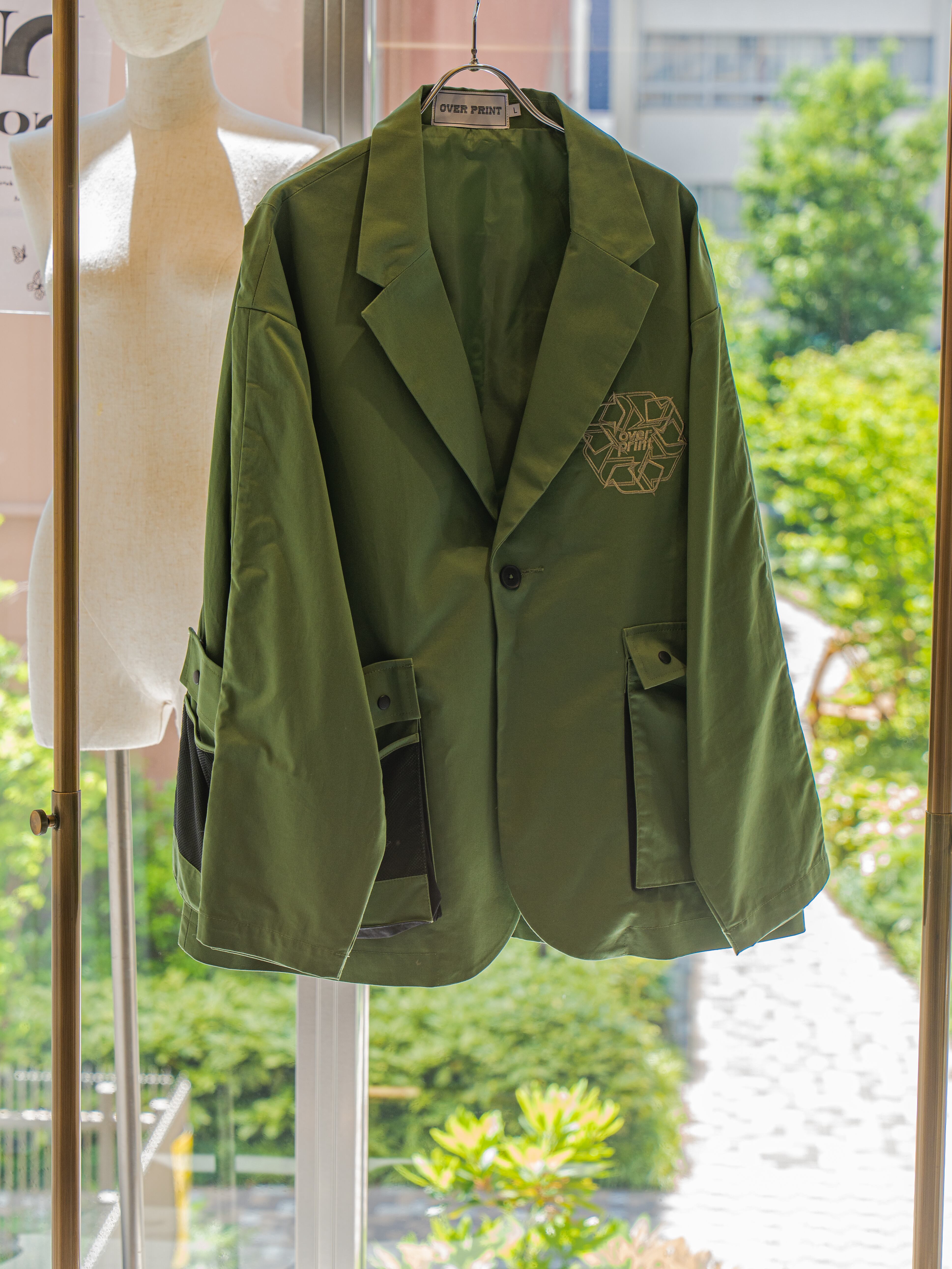 【overprint】tailerd jacket