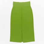 light green knit skirt