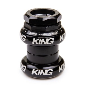 CHRIS KING　* 1-1/8"スレッドgripnut headset 　クリスキング　 ヘッドセット　(black/BOLD)