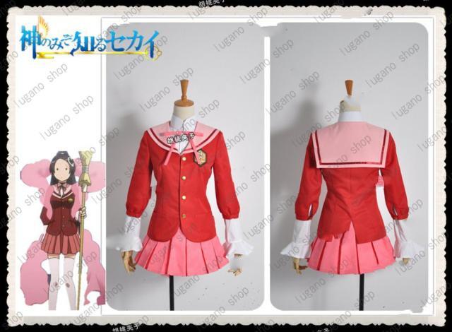 K4154 神のみぞ知るセカイ エリュシア·デ·ルート·イーマ 風 コスプレ衣装 cosplay コスチューム ハロウィン イベント