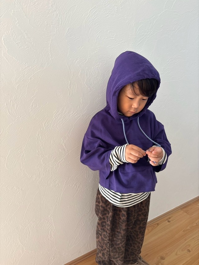【即納】dindin layered hoodie