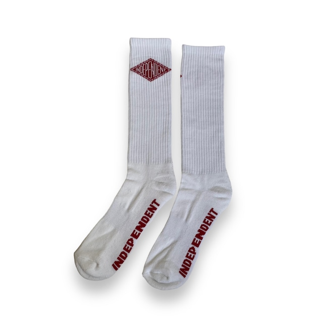 Independent Diamond Groundwork Socks White