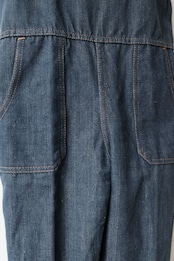 Himitsu no pocket denim salopette