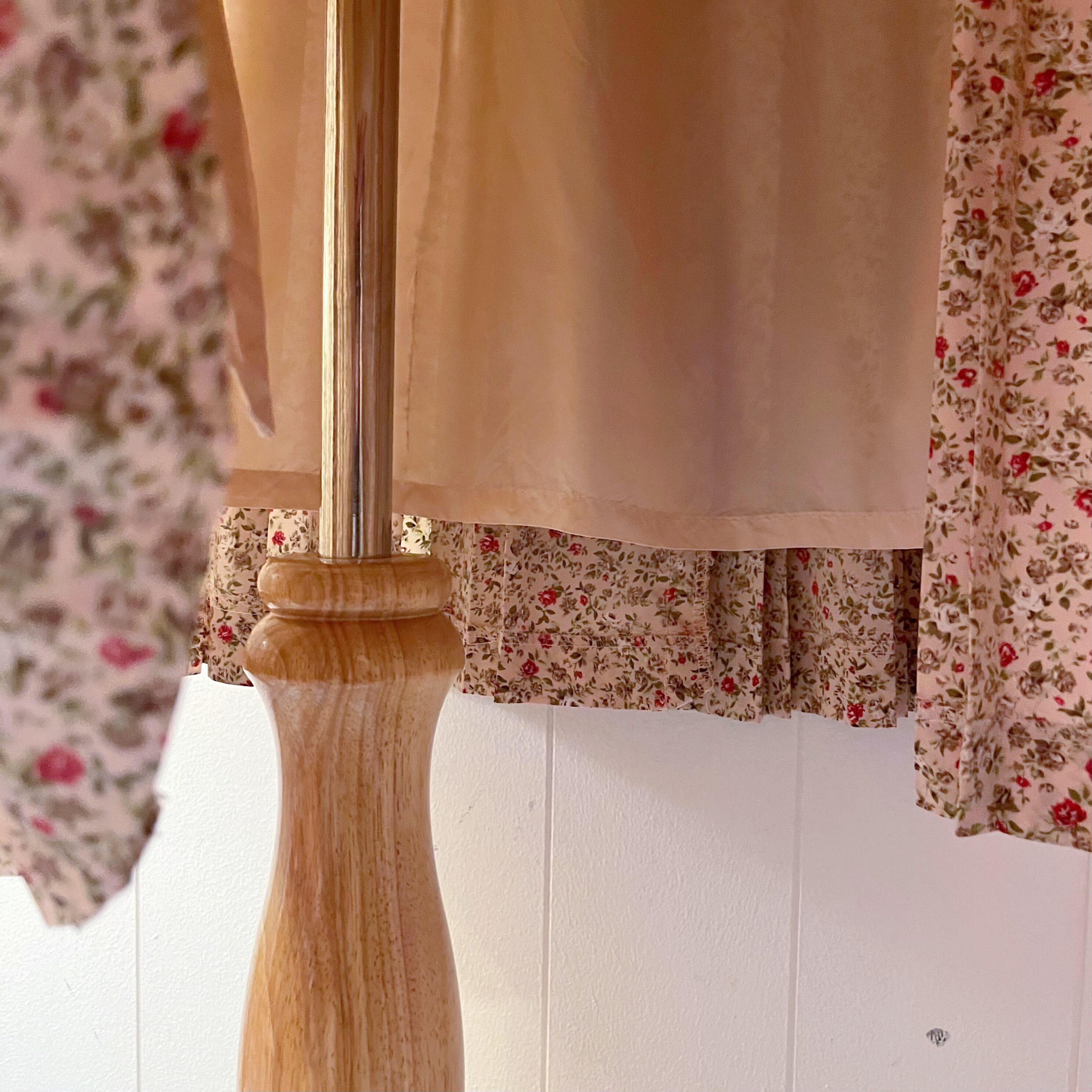 mini rose pleats skirt