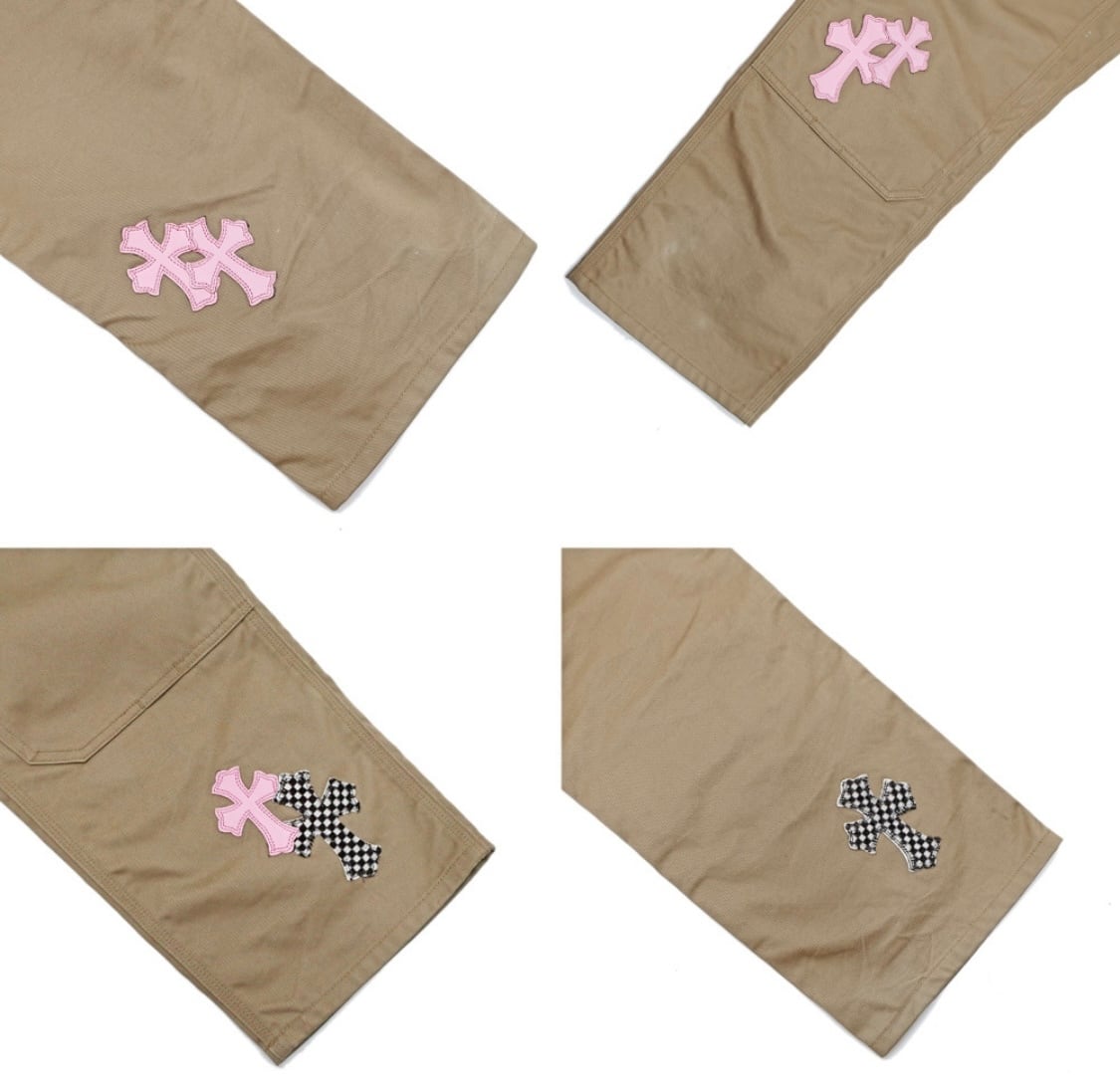 CHROME HEARTS クロムハーツ カーペンター クロスパッチ パンツ CHROME HEARTS クロムハーツ カーペンター クロスパッチ パンツ