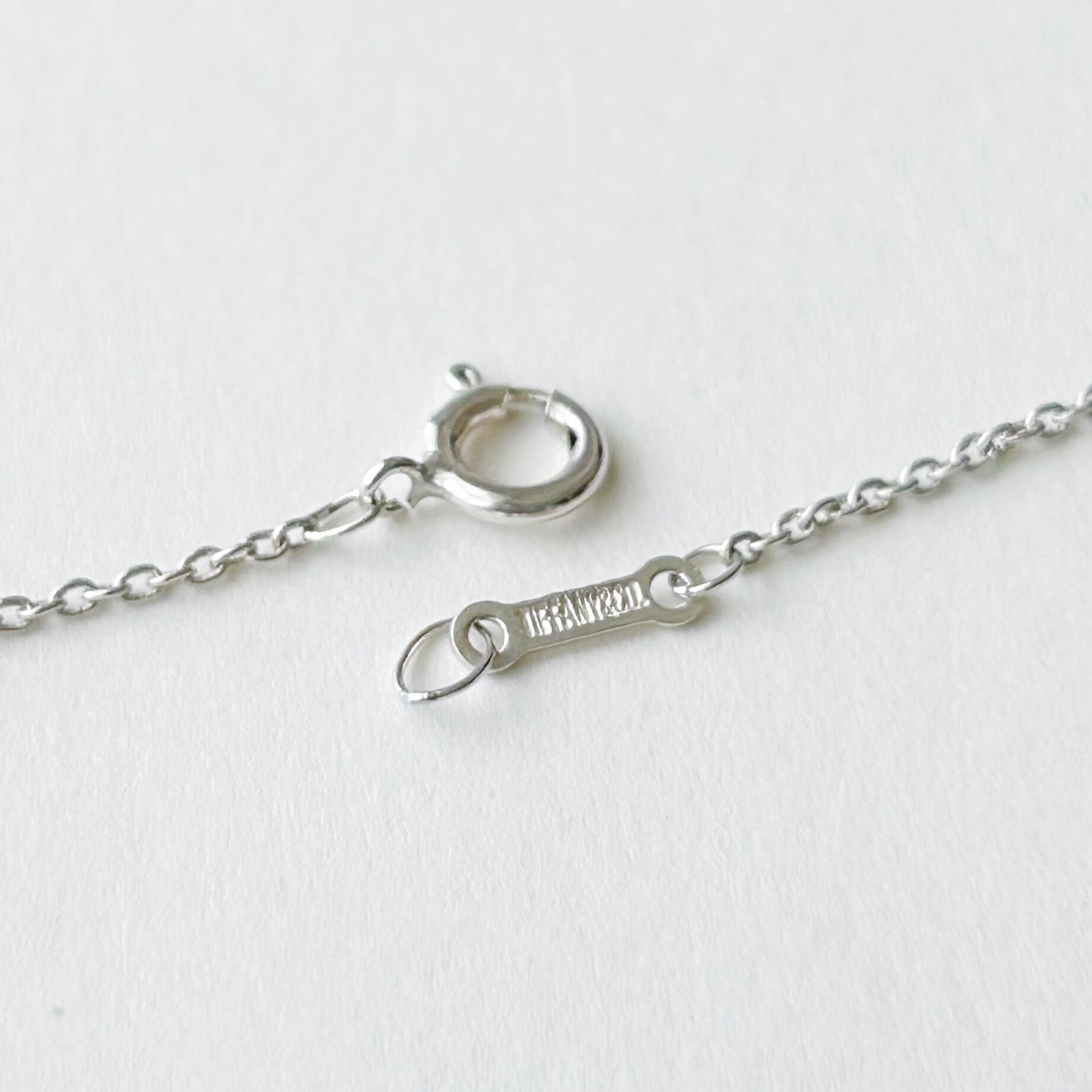 T7022】Tiffany&Co. bean necklace/silver925/ティファニー/ネックレス