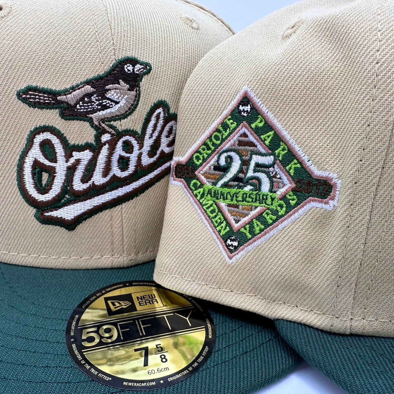 NEW ERA 59FIFTY/5950　ボルチモア・オリオールズ 25th　海外入荷