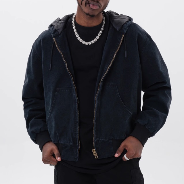 【DRIP3072】D/B Cotton Loose Casual Jacket