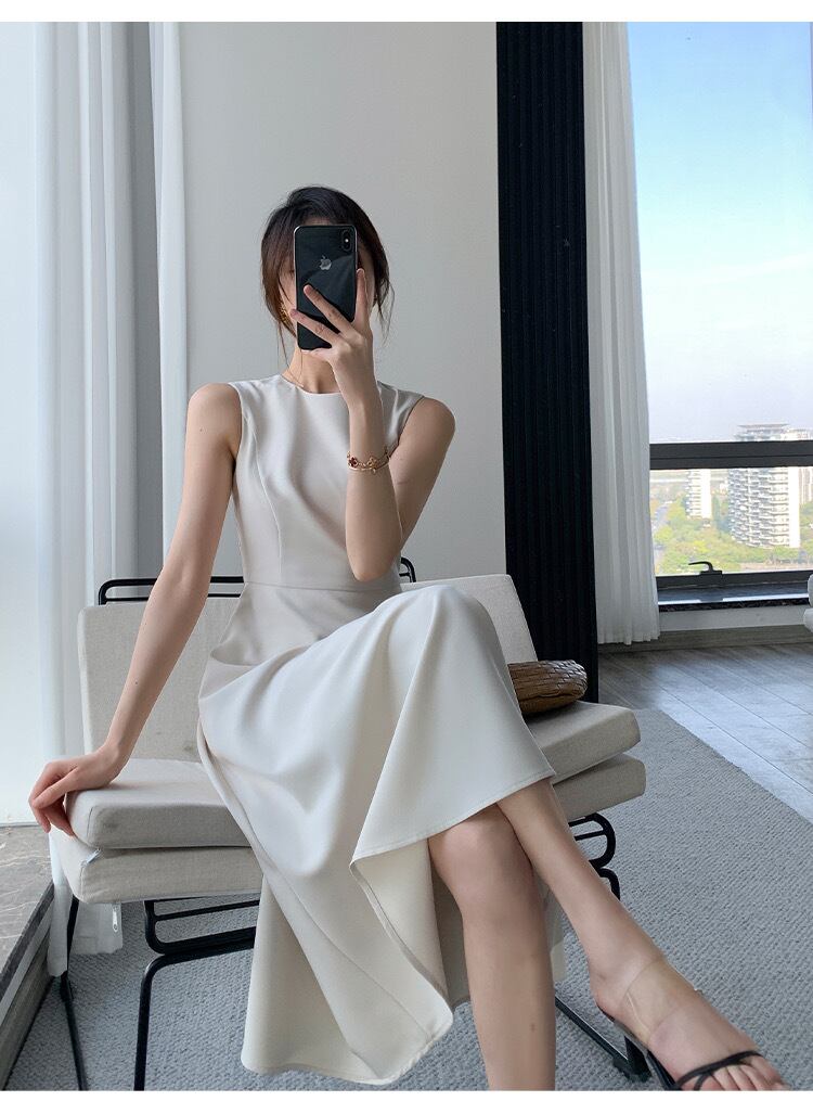 ホワイトロングワンピース YH8261 | lalalastyle