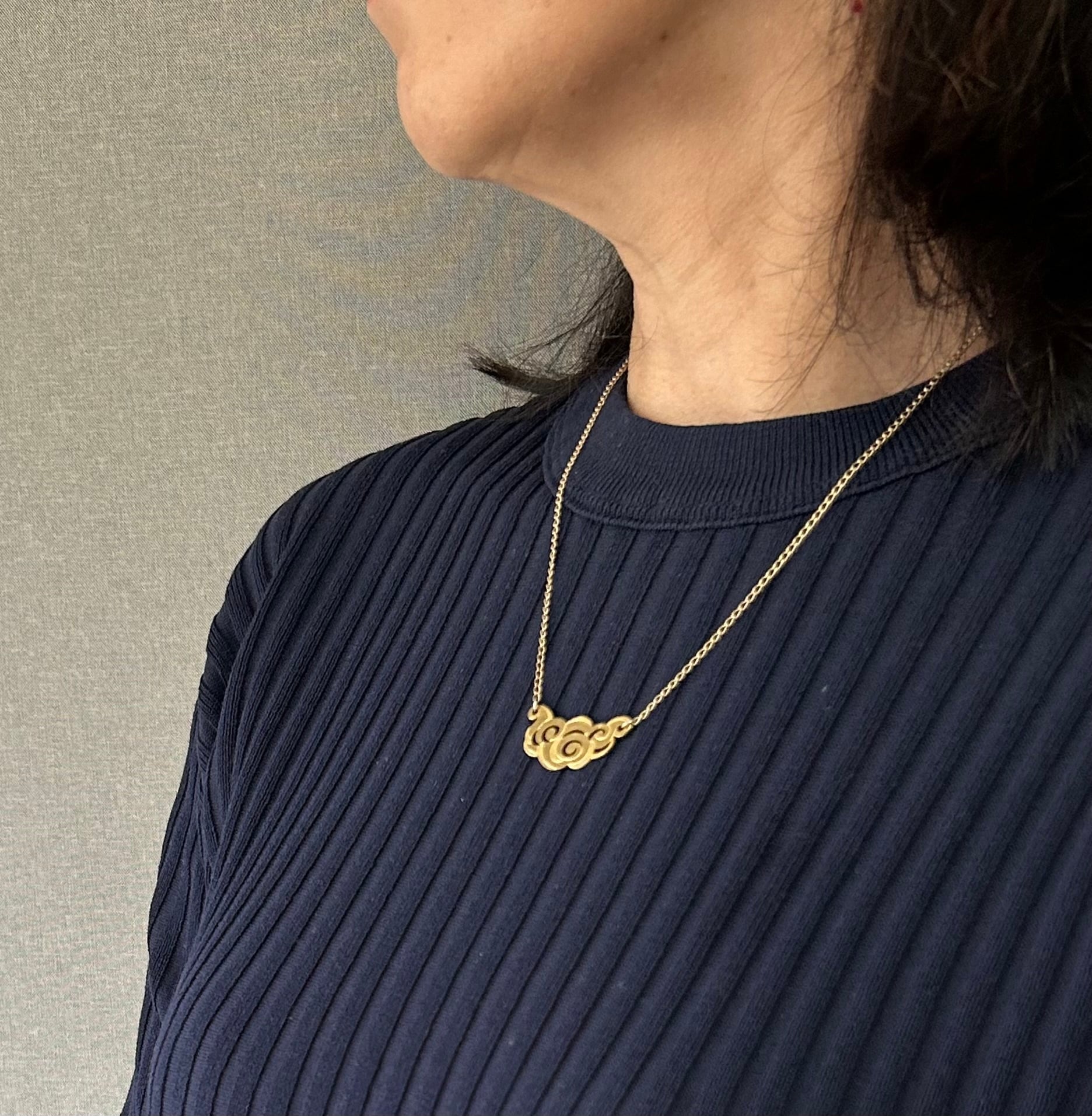 雲のカタチのネックレス S | HOMARE