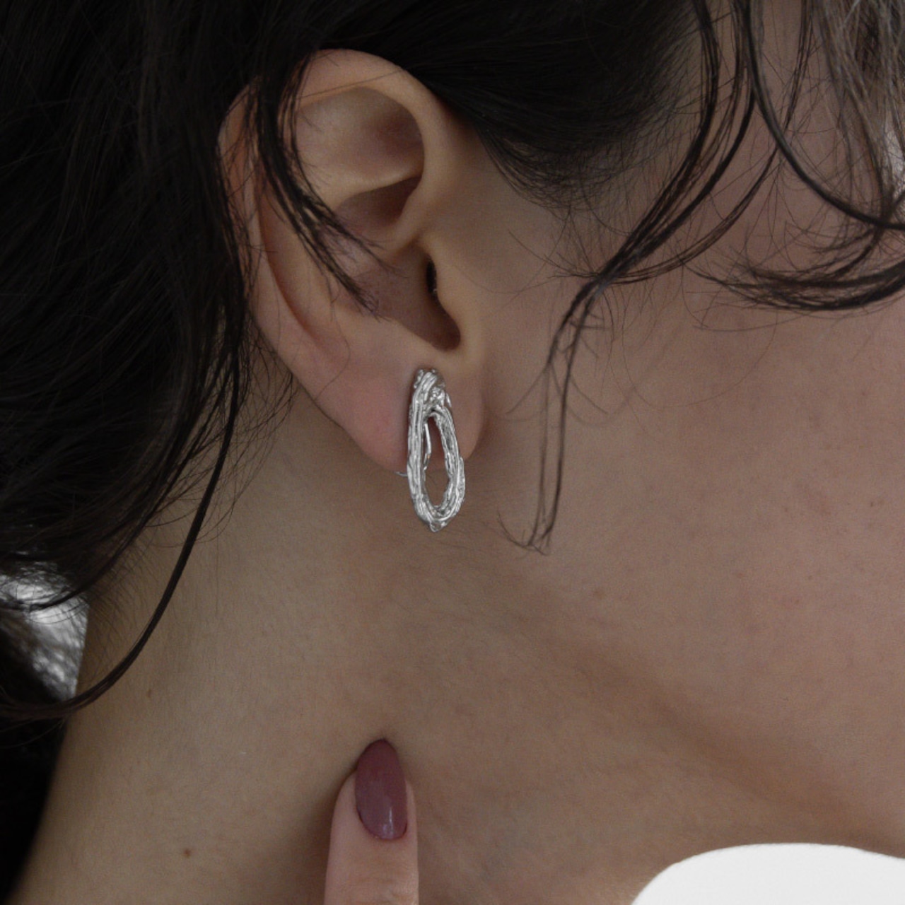 【ネコポス便】イヤリング レディース クラフト調メタルイヤリング メタル ツヤ 合金 レディース イヤリング 小さめ 小ぶり シルバー ゴールド 人気 おしゃれ 上品 20代 30代 40代 1747