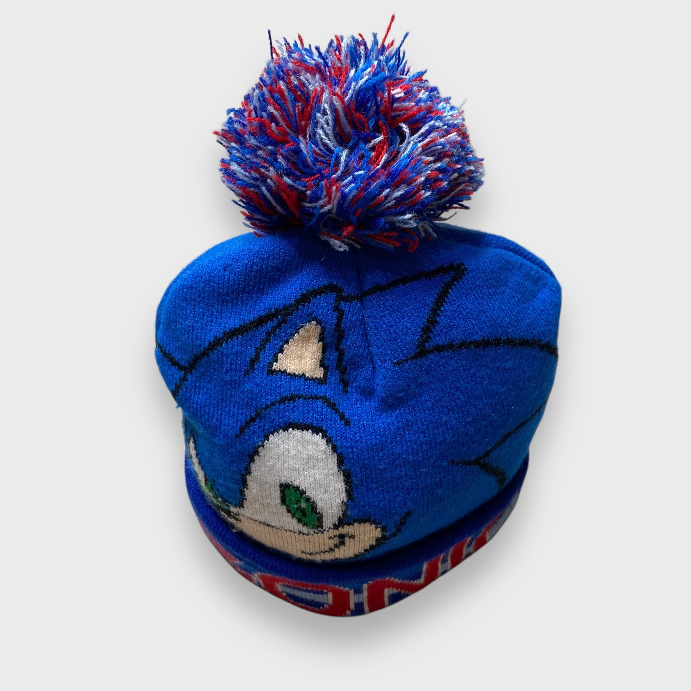 SONIC ソニック・ザ・ヘッジホッグ ポンポン付きニット帽 キャラ