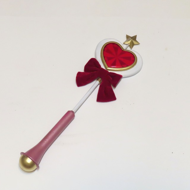 【完成品確認用】＃コンパス 魔法少女 リリカ 髪飾り+ステッキ コスプレ 小道具 衣装