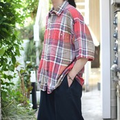 HARLY short length check shirt