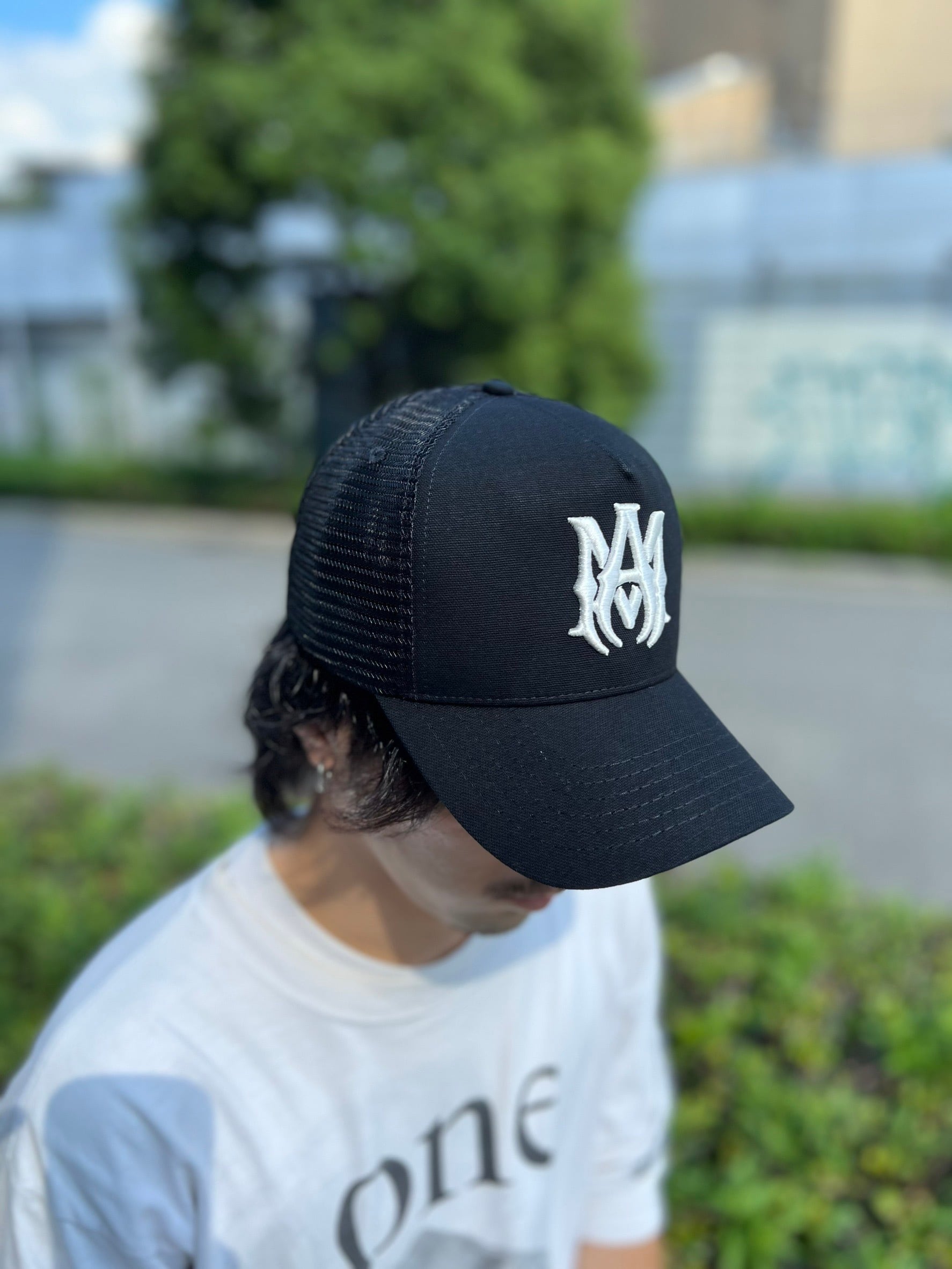 AMIRI】MA Logo Trucker Hat | AYIN