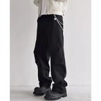 Wide Leg Full-Length Design Pants ◇2color H0880