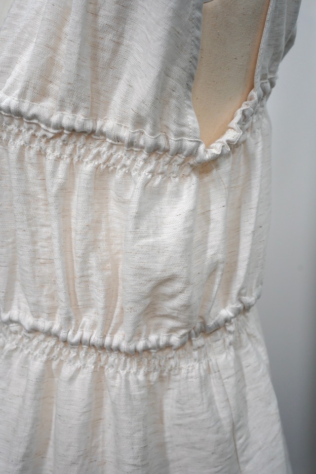 SHIRRING RIBBON VEST