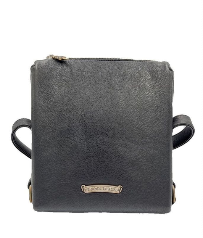 ゆー！美品！CHROME HEARTS！バッグ！ CHROME HEARTS クロムハーツ ジップトップ ショルダーバッグ