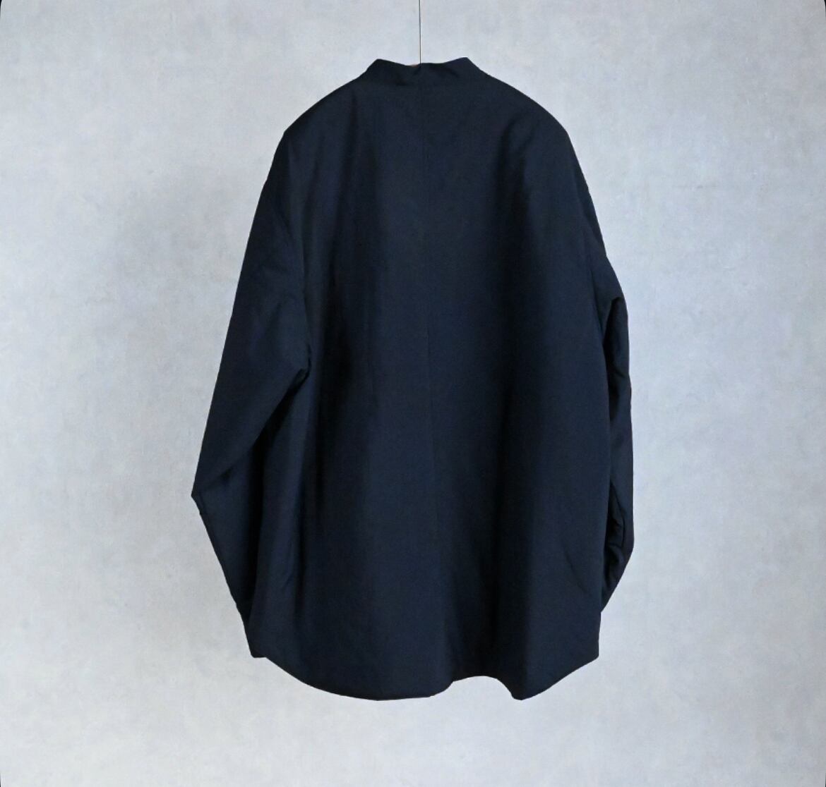 25AW》【STILL BY HAND】BAND COLLAR PADDED SHIRT スティルバイハンド