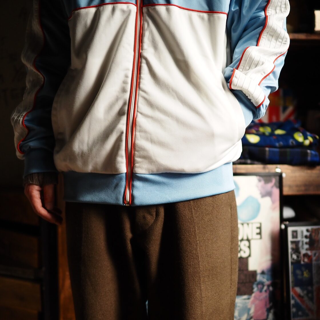 Blur! Vintage Sergio Tacchini Track Top イタリア セルジオ 