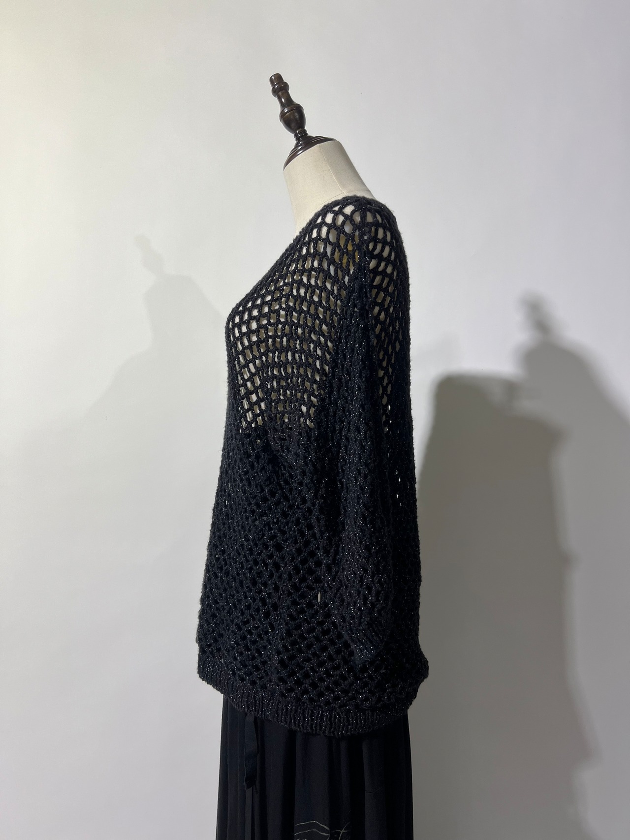 "UNKNOWN" Lame Knit Tunic