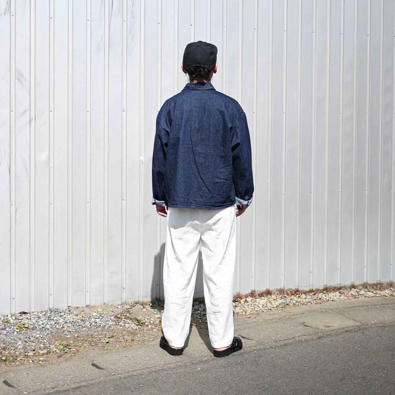 YASHIKI(ヤシキ）Shunko Cardiganネイビー、インテリム  9.3oz HEMP ORGANIC DENIM HYPER BIG SINGLE NEEDLE US ARMY PULLOVER JACKET