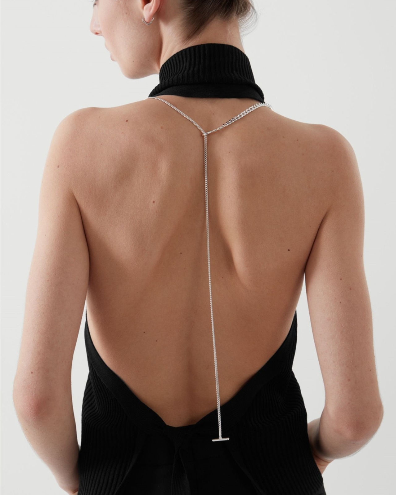 ダブルチェーンロングネックレス 2color A0011 - 2