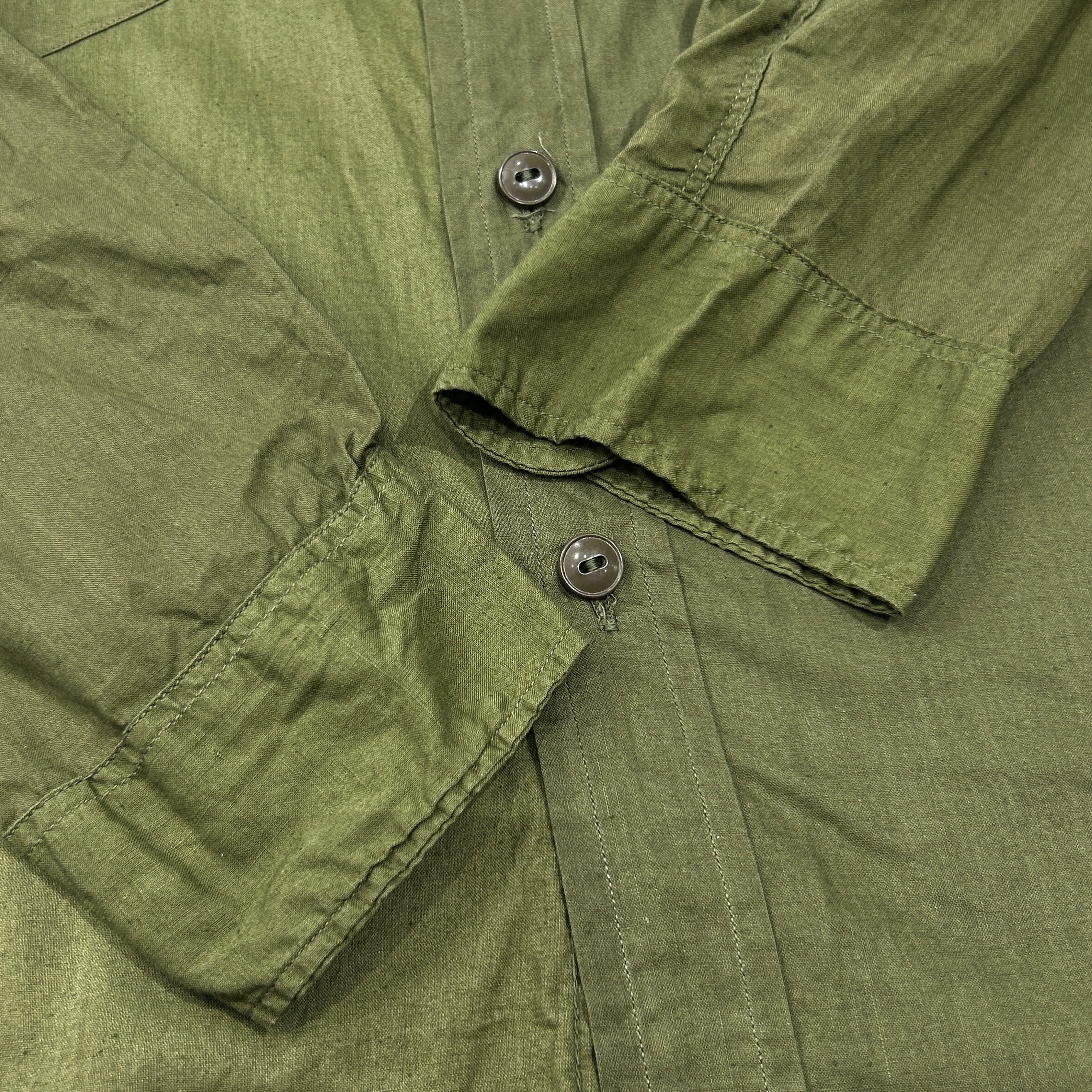 40s US NAVY USN UTILITY SHIRT N-3 40年代 コットンポプリン