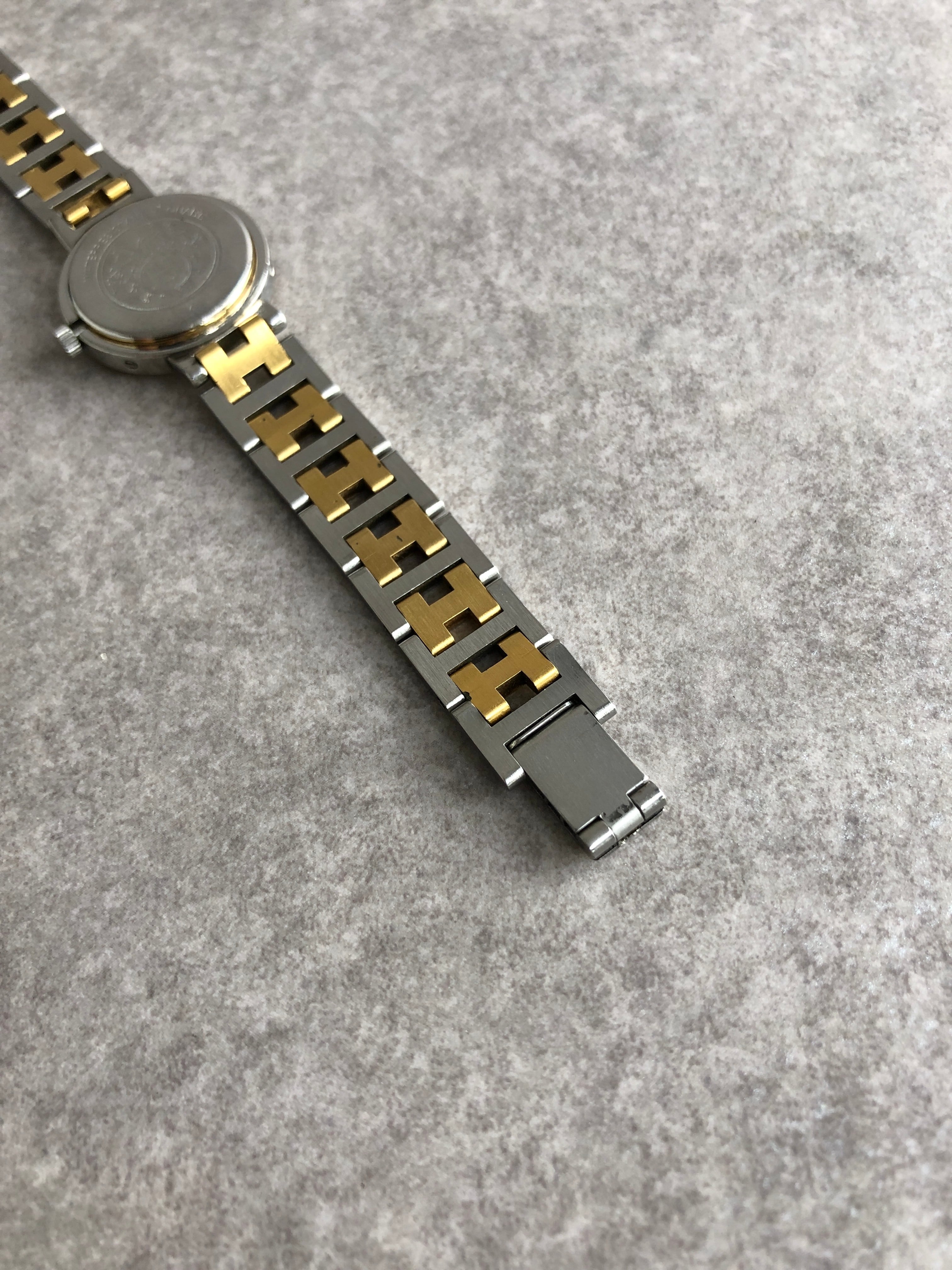 HERMES エルメス 腕時計 シルバー ゴールド ステンレススチール