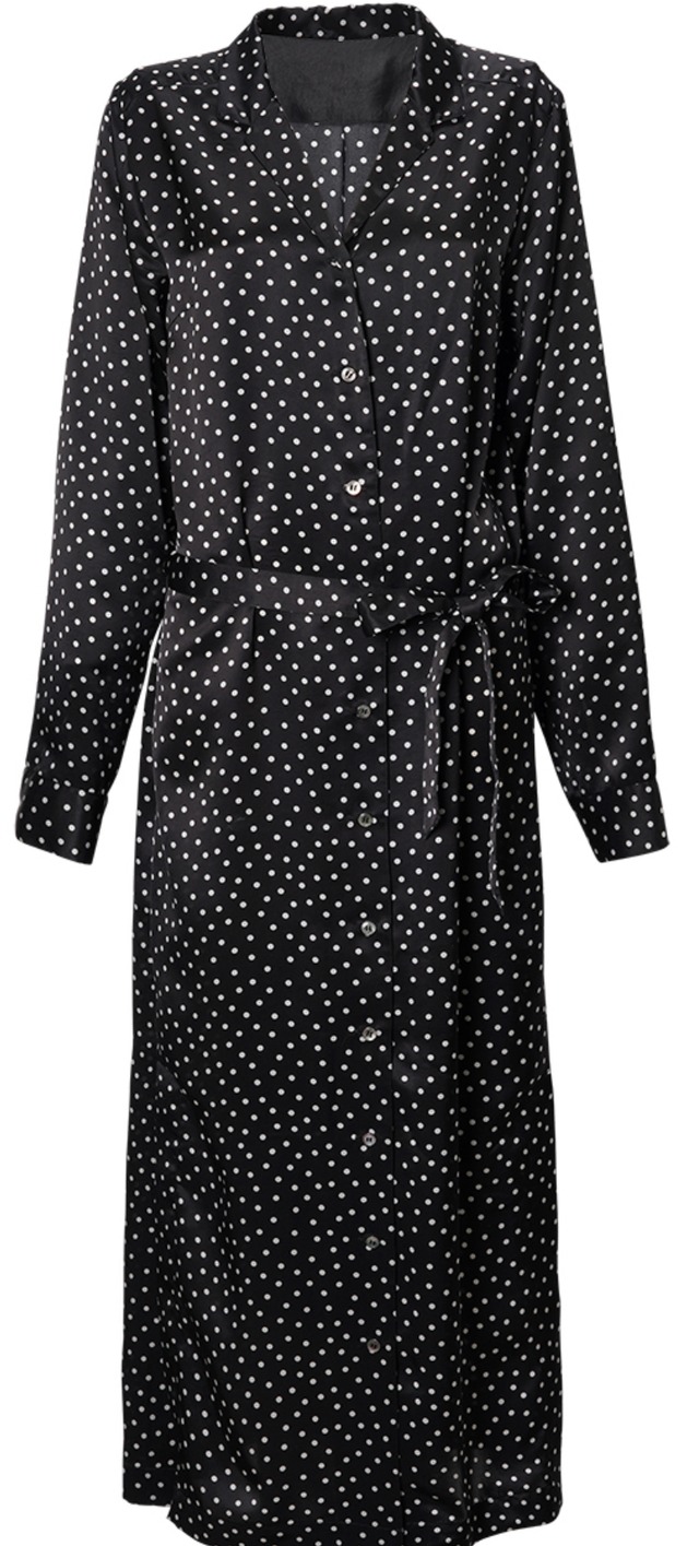 BORDERS at BALCONY DOT SHIRT DRESS