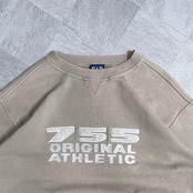 【神配色】オールドギャップ スウェット 90s 紺タグ ロゴ刺繍 一点物 極希少