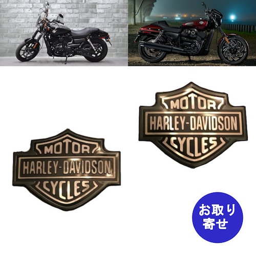 バッジ エンブレム 14100564RH 14100563LH Harley Davidson タンク用 2019 Harley Davidson XG500 ハーレーダビッドソン 他