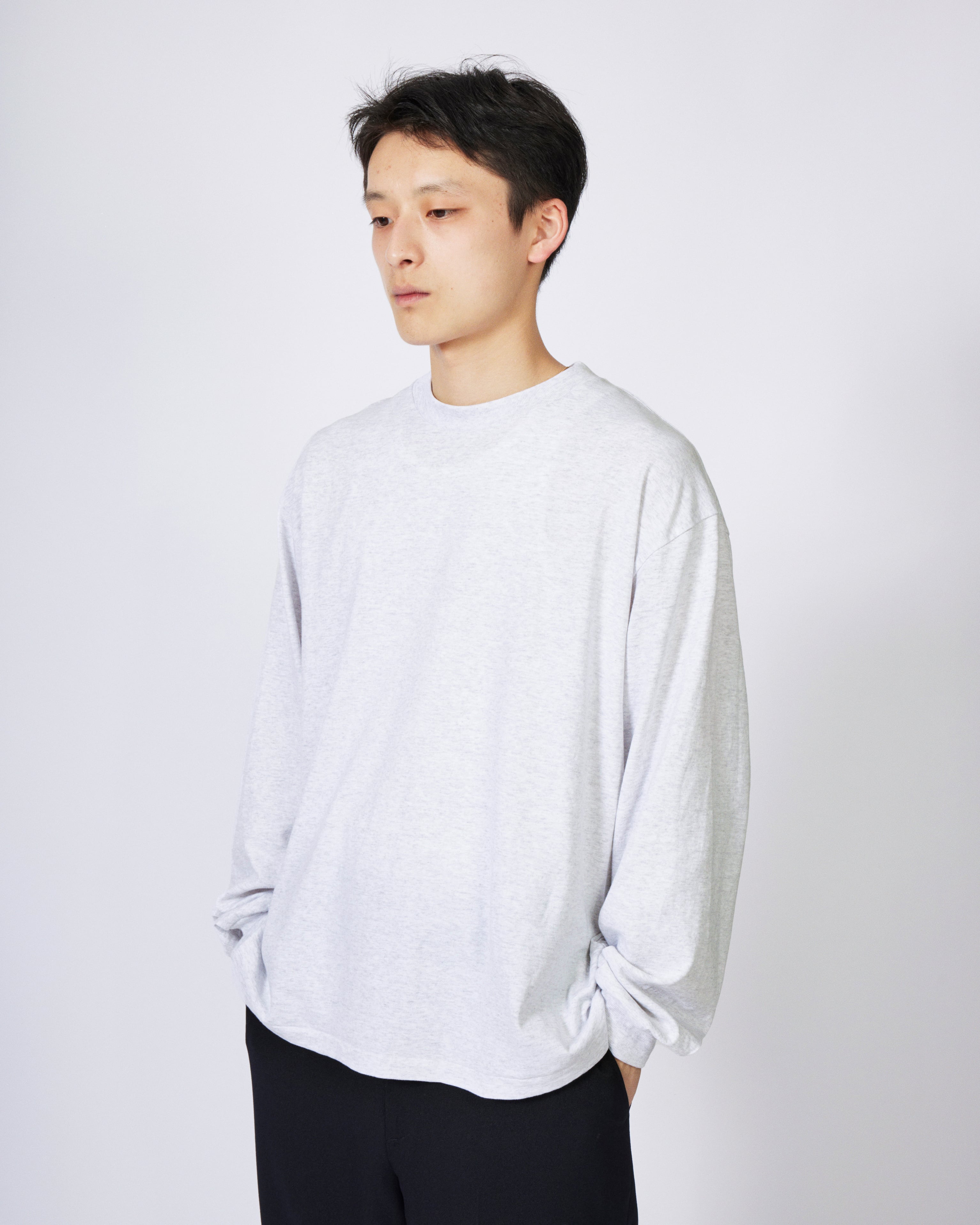 トップス Everyone american cotton LS tee XL (ASH) everyone american cotton long sleeve tee shirt (ASH) | everyone